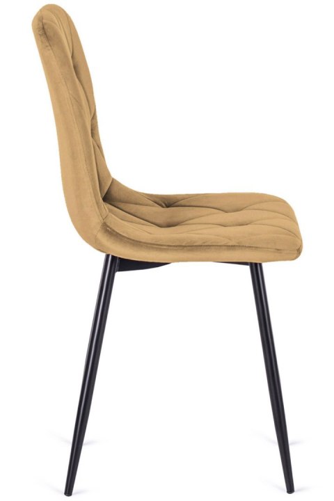 Krzesło tapicerowane BORGO VELVET SAND