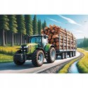 Puzzle Trefl 100 elementów Ciągnik leśny 16493