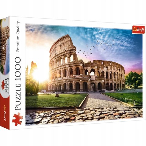 Puzzle widok koloseum w promieniach słońca 1000 elementów Trefl 10468 Puzzle widok koloseum w promieniach słońca 1000 elementów Trefl 10468