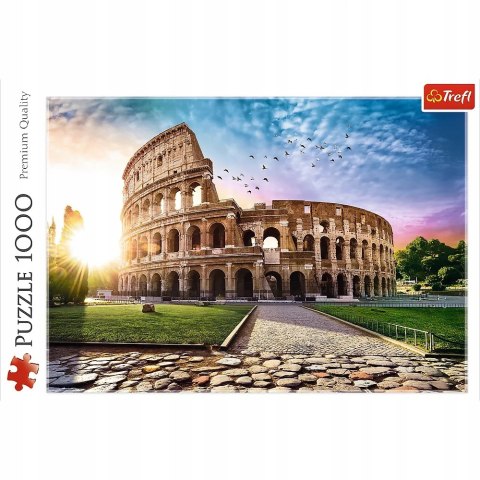 Puzzle widok koloseum w promieniach słońca 1000 elementów Trefl 10468 Puzzle widok koloseum w promieniach słońca 1000 elementów Trefl 10468