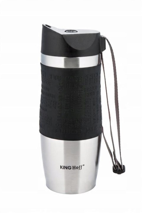 TERMICZNY KUBEK NA KAWĘ HERBATĘ TERMOS QUICK STOP KINGHOFF