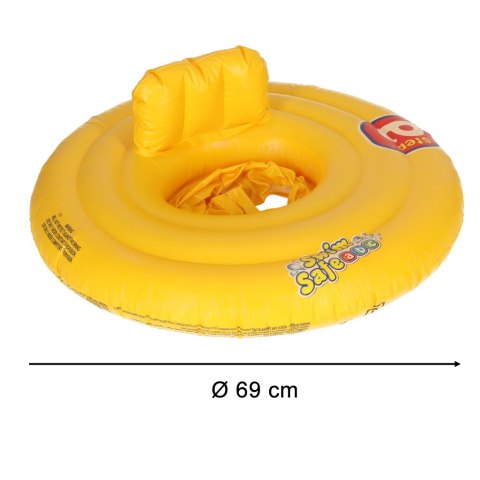 BESTWAY 32096 Kółko do pływania dla niemowląt koło pontonik dla dzieci z siedziskiem pomarańczowe max 15kg 6-18miesięcy BESTWAY 32096 Kółko do pływania dla niemowląt koło pontonik dla dzieci z siedziskiem pomarańczowe max 15kg 6-18miesięcy