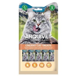 ARQUIVET Kremowa przekąska z kurczakiem i łososiem 5X14 g Arquivet