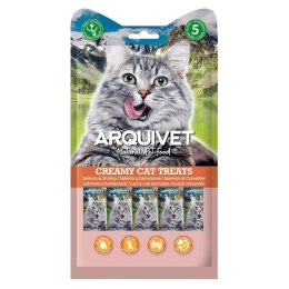ARQUIVET Kremowa przekąska z łososiem i krewetkami 5X14 g Arquivet