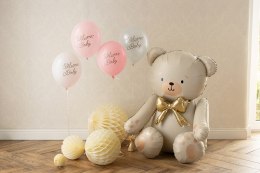 Balony, Welcome Baby, mix różowy, 30cm, 6 szt.