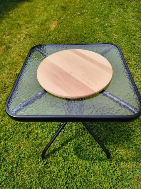 Deska do krojenia drewniana okrągła 45 cm | Deska do serwowania pizzy Deska do krojenia drewniana okrągła 45 cm | Deska do serwowania pizzy
