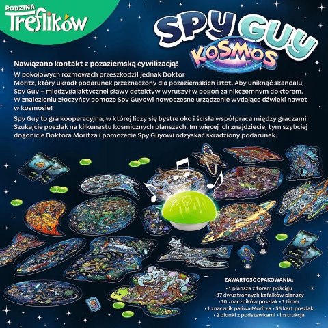 Gra planszowa rodzinna Spy Guy Kosmos Trefl 02818 Gra planszowa rodzinna Spy Guy Kosmos Trefl 02818