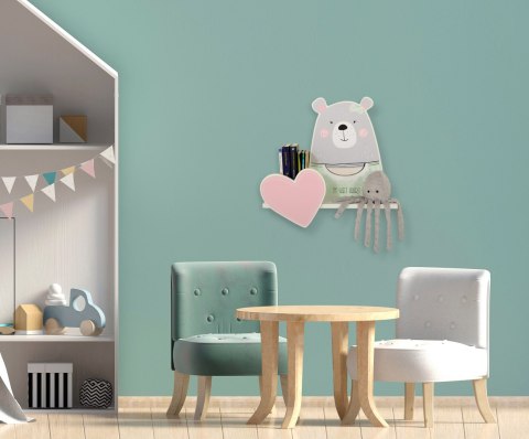 Półka do pokoju dziecięcego - Miś Girl