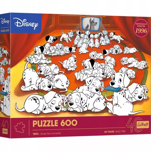 Puzzle 600 el. 40-lecie Trefl - 101 Dalmatyńczyków 37604 Puzzle 600 el. 40-lecie Trefl - 101 Dalmatyńczyków 37604