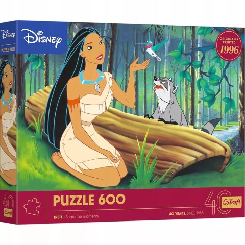 Puzzle 600 el. 40-lecie Trefl - Pocahontas Disney 37605 Puzzle 600 el. 40-lecie Trefl - Pocahontas Disney 37605