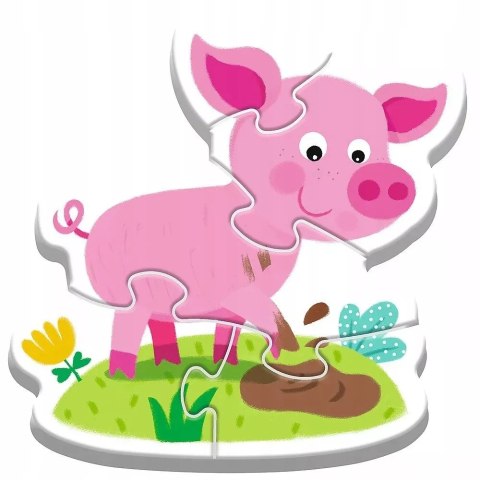 Puzzle Baby Classic na farmie 2+ Trefl 36127 Puzzle Baby Classic na farmie 2+ Trefl 36127
