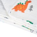 A0685 KOC / OTULACZ / RĘCZNIK 110x105 DINOZAURY