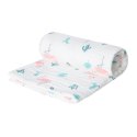 A0686 KOC / OTULACZ / RĘCZNIK 110x105 FLAMINGI