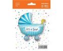 Balon Foliowy - Wózek It's a Boy - 62 cm
