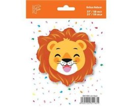 Balon foliowy Flexmetal - Lew (głowa), 60cm, pakowany