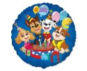 Balon foliowy, Wielokolorowy, Psi Patrol, 18 cali, 1 sztuka Pakowany