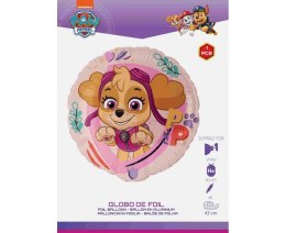 Balon foliowy, Wielokolorowy, Psi Patrol Skye, 18 cali, 1 sztuka Pakowany