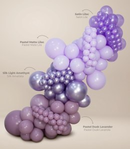 Balony lateksowe Sempertex, Pastel Matte Lilac, 45cm, 1 szt