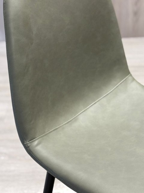 Krzesło tapicerowane GIULIA GREY PU Krzesło tapicerowane GIULIA GREY PU