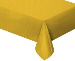 Obrus foliowy, Złoty, Połyskujący, 137 x 183 cm, 1 sztuka.