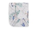Prześcieradło bawełniane z gumką do łóżeczka 120x60 cm - blue birds