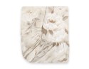 Prześcieradło bawełniane z gumką do łóżeczka 120x60 cm - peonies beige