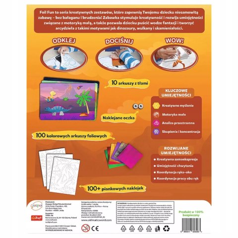 Skillmatics Foil Fun zestaw Kraina dinozaurów Trefl 62606 Skillmatics Foil Fun zestaw Kraina dinozaurów Trefl 62606