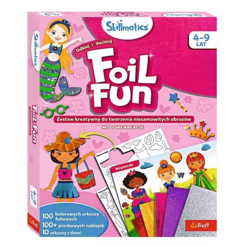 Skillmatics Foil Fun zestaw kreatywny Modowe Kreacje Trefl 62605 Skillmatics Foil Fun zestaw kreatywny Modowe Kreacje Trefl 62605