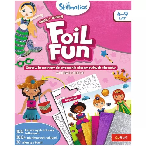Skillmatics Foil Fun zestaw kreatywny Modowe Kreacje Trefl 62605 Skillmatics Foil Fun zestaw kreatywny Modowe Kreacje Trefl 62605