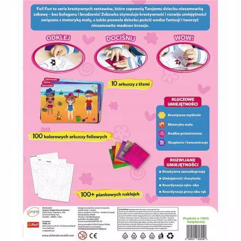 Skillmatics Foil Fun zestaw kreatywny Modowe Kreacje Trefl 62605 Skillmatics Foil Fun zestaw kreatywny Modowe Kreacje Trefl 62605