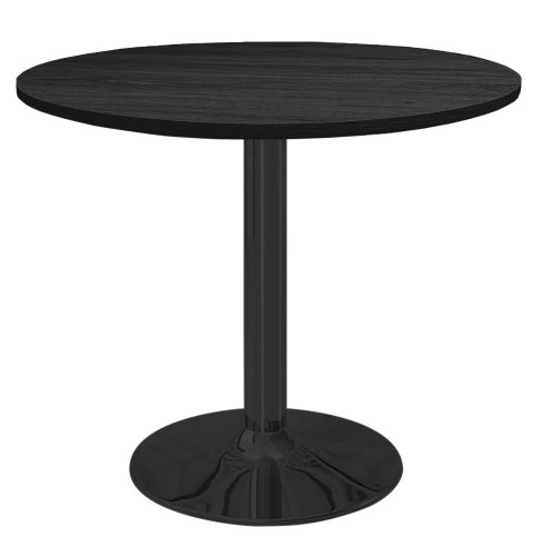 Stół okrągły VICTORY BLACK WOOD 70 cm SMOKE Stół okrągły VICTORY BLACK WOOD 70 cm SMOKE