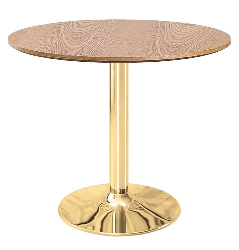 Stół okrągły VICTORY DARK WOOD 70 cm GOLD Stół okrągły VICTORY DARK WOOD 70 cm GOLD
