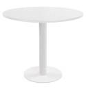 Stół okrągły VICTORY WHITE 70 cm MILK