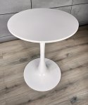 Stół okrągły VICTORY WHITE 70 cm MILK