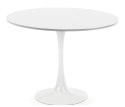 Stół okrągły VICTORY WHITE 70 cm MILK