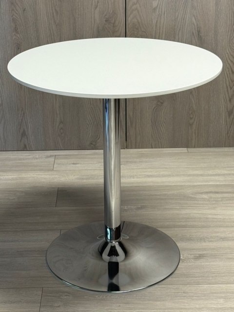 Stół okrągły VICTORY WHITE 70 cm SILVER Stół okrągły VICTORY WHITE 70 cm SILVER