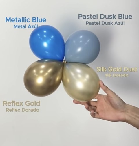 Balony lateksowe Sempertex, Reflex Gold, 45cm, 25 szt. Balony lateksowe Sempertex, Reflex Gold, 45cm, 25 szt.
