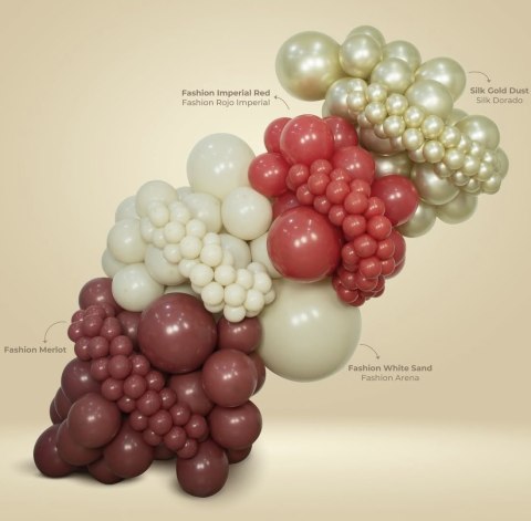 Balony lateksowe Sempertex, Silk Gold Dust, 60cm, 1szt.