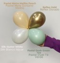 Balony lateksowe Sempertex Silk Oyster White, 12cm, 50szt.
