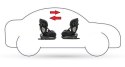 Fotelik samochodowy ISOFIX 360 GT 40-125 cm uniwersalny