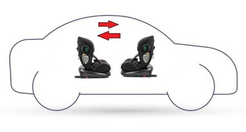 Fotelik samochodowy ISOFIX 360 GT 40-125 cm uniwersalny Fotelik samochodowy ISOFIX 360 GT 40-125 cm uniwersalny