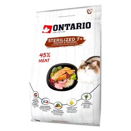ONTARIO Cat Sterilised 7+ 2kg / Pokarm dla kotów sterylizowanych w wieku powyżej 7 lat (213-10835)
