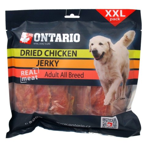 ONTARIO chrupiące plastry kurczaka 500g przysmak dla psa (214-5034) ONTARIO chrupiące plastry kurczaka 500g przysmak dla psa (214-5034)