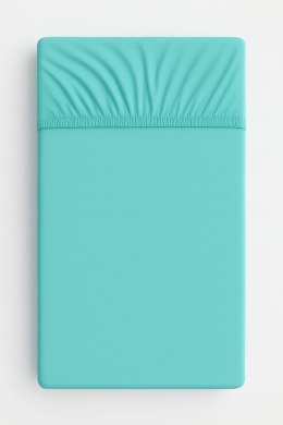 Prześcieradło jersey bawełna z gumką do łóżeczka 140x70cm - miętowe