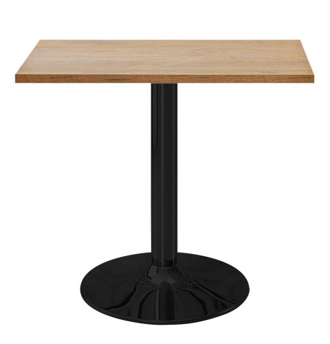 Stół skandynawski kwadratowy TORI Dark Wood 70 SMOKE