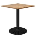 Stół skandynawski kwadratowy TORI Dark Wood 70 SMOKE