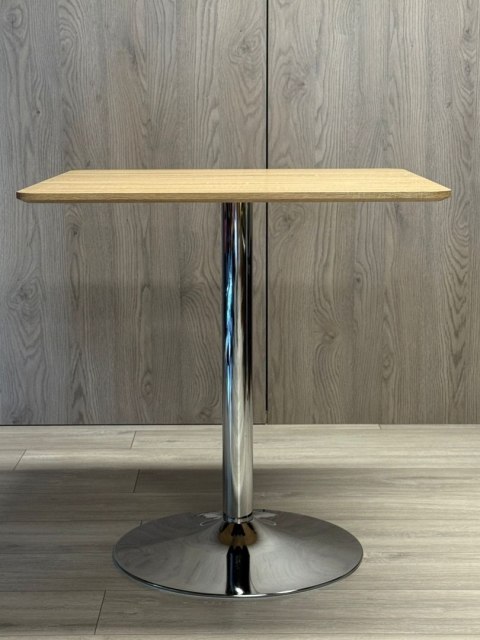 Stół skandynawski kwadratowy TORI Light Wood 70 SILVER