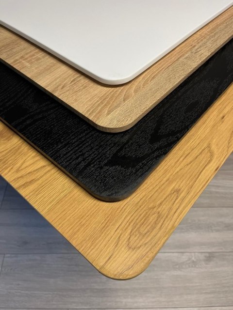 Stół skandynawski kwadratowy TORI Light Wood 70 SILVER