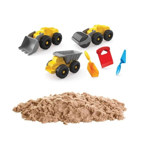 Zestaw z piaskiem kinetycznym - Artcraft- Pojazdy budowlane Zestaw z piaskiem kinetycznym - Artcraft- Pojazdy budowlane