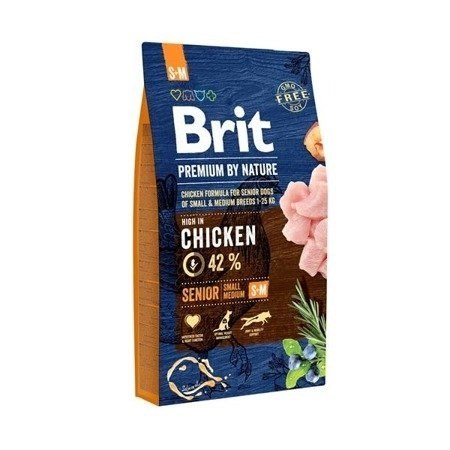 Brit Premium By Nature Senior S+M 8kg Brit Premium By Nature Senior S+M 8kg